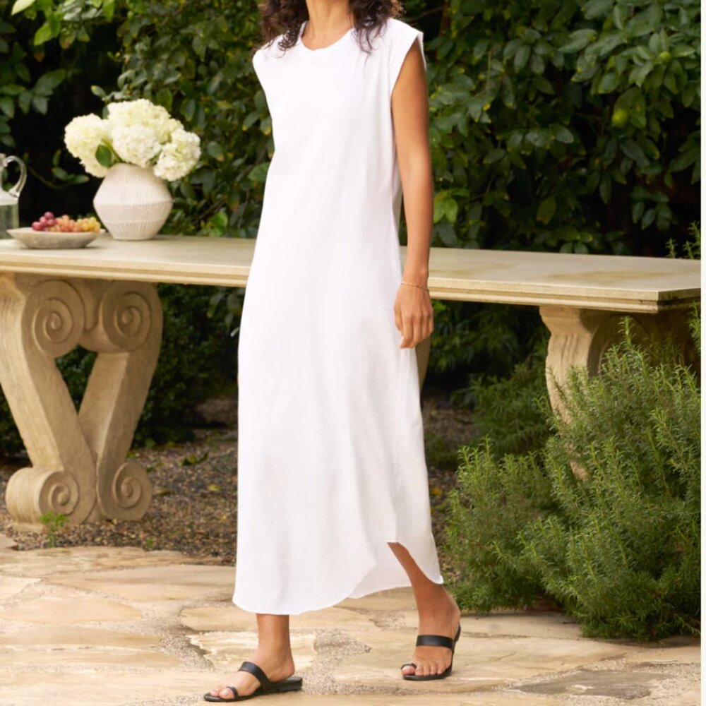 Frank & Eileen Cory Cotton Maxi Dress XL NWOT
